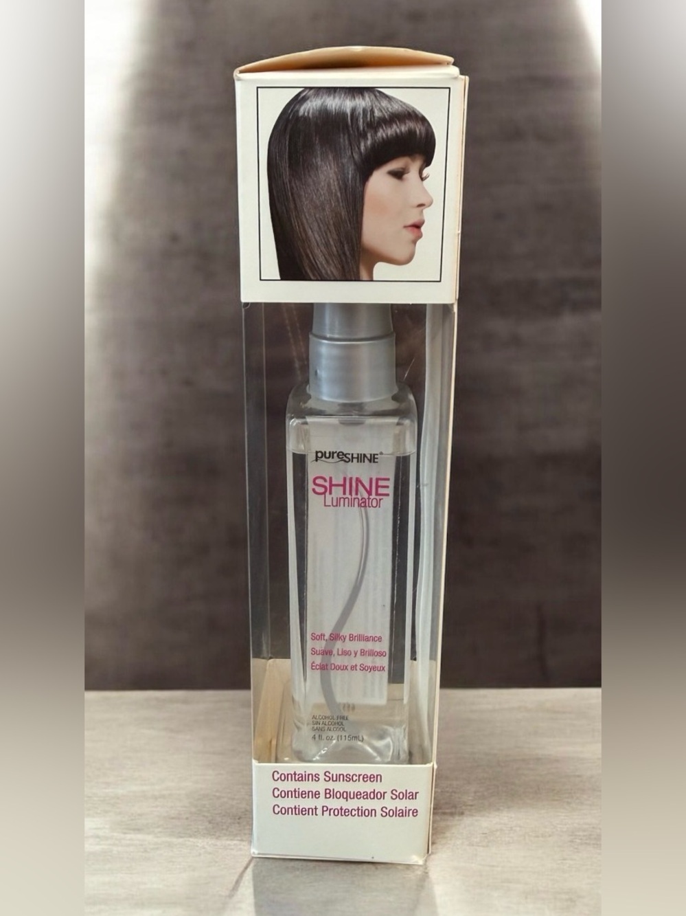 Pure Shine Shine Luminator Glossy Finishing Spray 4 oz. 90s Discontinued NIB